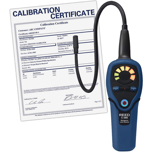 Refrigerant Leak Detector with Calibration Certificate Cintas