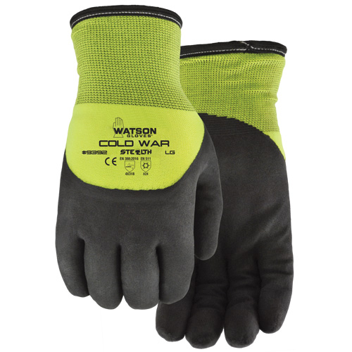 Stealth Cold War Thermal Gloves, Large, Foam Nitrile Coating Cintas