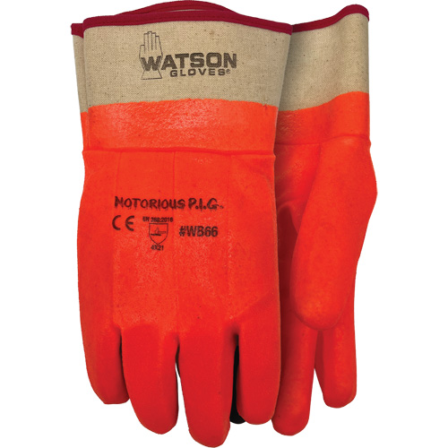 Notorious P.I.G. Gloves, One Size, Nitrile/PVC Coating, Jersey Shell Cintas