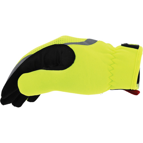 FastFit&reg; High-Visibility Work Gloves, Synthetic Palm, Size Medium/9 Cintas