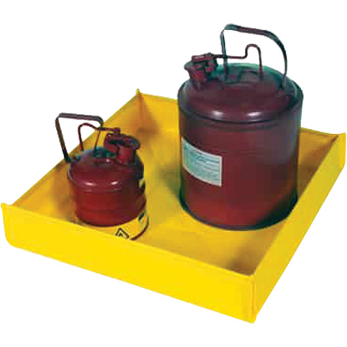 Flexible Ultra-Utility Tray&reg;, 12" L x 12" W x 4.8" H, 1.5 US Gal. Spill Capacity Cintas