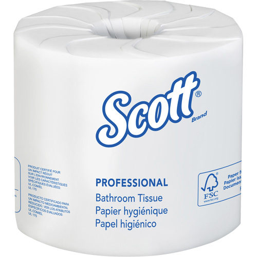 Papier hygi&eacute;nique Scott Essential, 2 Pli, 506 Feuilles/Rouleu, Longueur 169', Blanc Cintas