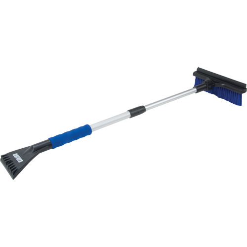 Brosse &agrave; neige t&eacute;lescopique, T&eacute;lescopique, lame Polypropyl&egrave;ne, 32-1/2" Longueur, Bleu Cintas