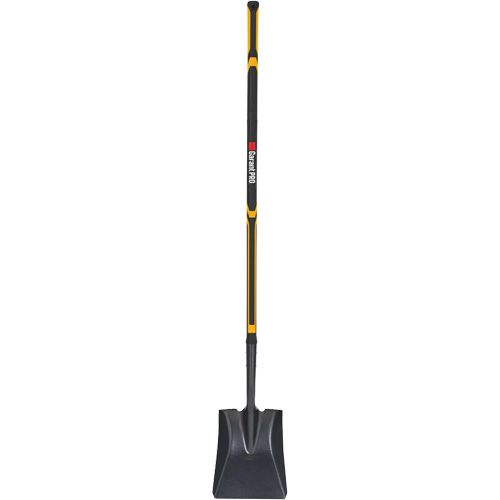 Pelle carr&eacute;e Pro, Fibre de verre, Lame Acier durci, Manche en Droit, Longueur 48" Cintas