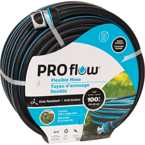Boyau flexible, Plastique, 5/8" dia x 50' Cintas