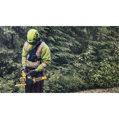 Scie &agrave; chaîne sans fil Flexvolt, 16", &agrave; pile, 60 V Cintas