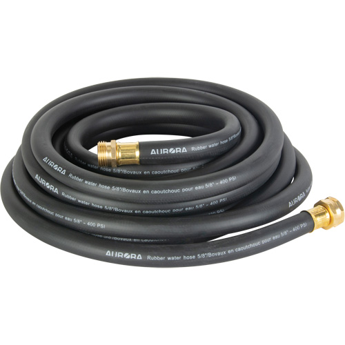 Tuyau en caoutchouc de calibre entrepreneur, Caoutchouc, 5/8" dia x 25' Cintas