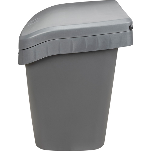 Salt & Sand Storage Bins, With Hasp, 21" x 27" x 26", 4.24 cu. ft., Grey Cintas