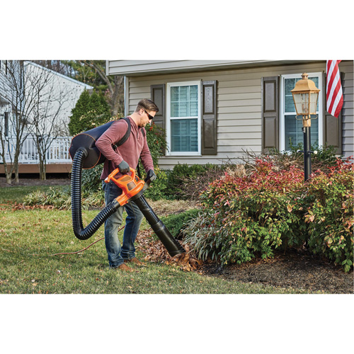 Souffleur/aspirateur/broyeur de feuilles 3-en-1 VacPack, Vitesse d'air 250 mi/h, &eacute;lectrique Cintas