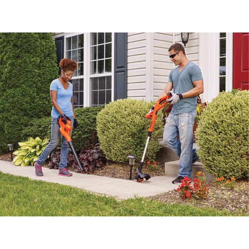 Max* String Trimmer/Edger & Hard Surface Sweeper Combo Kit, 10", Battery Powered, 20 V Cintas