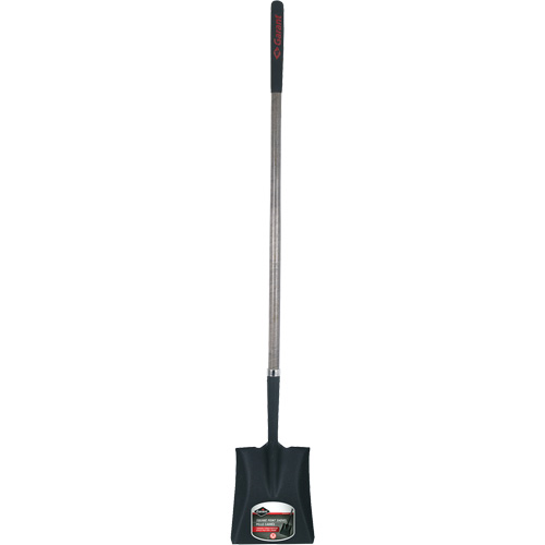 Pelle carr&eacute;e, Bois, Manche en Droite ergonomique, Longueur 62" Cintas