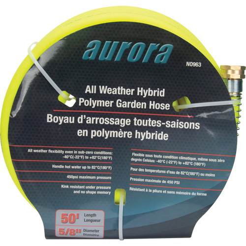 Tuyau de jardin hybride, Copolym&egrave;re, 5/8" dia x 50' Cintas