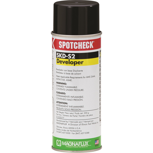 Spotcheck&reg; SKD-S2 Solvent Developer, Aerosol Can Cintas