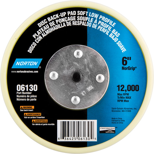 Back Up Pads For PSA & Hook And Loop Paper Discs Cintas