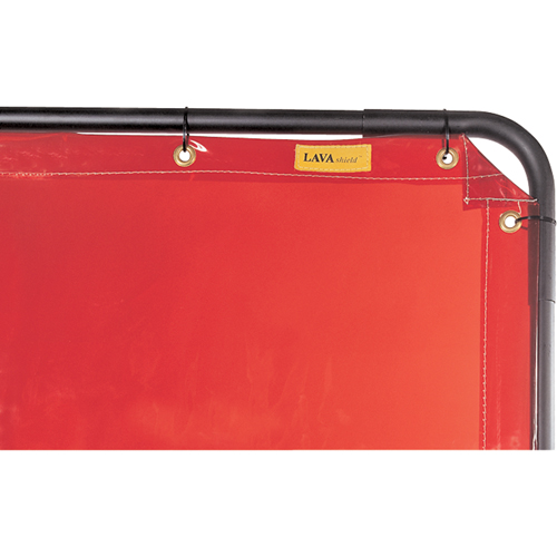 Welding Screen and Frame, Orange, 6' x 6' Cintas