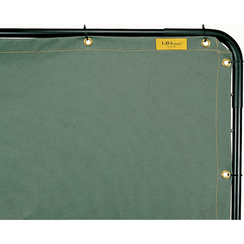 &eacute;cran et cadre pour soudage, Vert olive, 6' x 6' Cintas