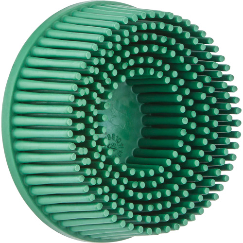 Meule en soie Roloc Scotch-Brite, C&eacute;ramique, Grain Cors&eacute;, 2" dia. Cintas