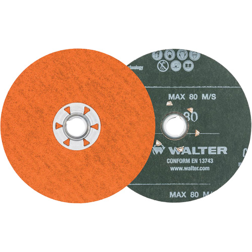 Coolcut XX Sanding Disc, 5" Dia., 80 Grit, Ceramic Cintas