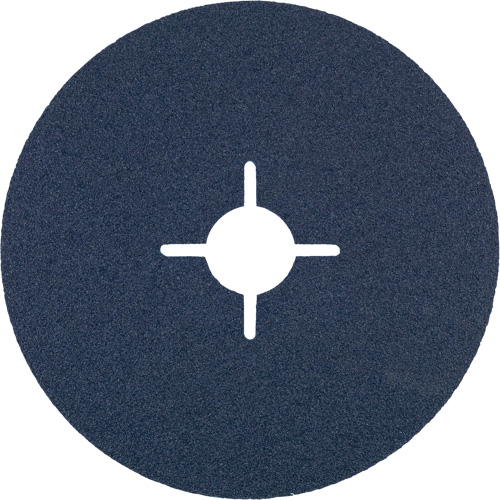 Disque de ponçage en fibre de r&eacute;sine, Zirconium, 36, 5" Dia x 7/8" Arbre Cintas