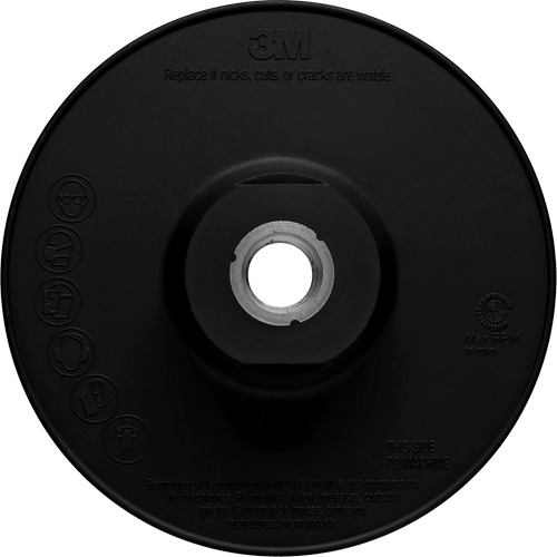 Ribbed Back-Up Pad, 4" Cintas