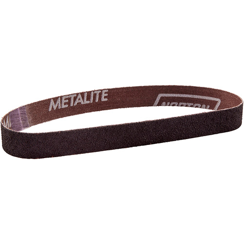 Metalite&reg; Cloth File Sanding Belt, 3/4" W x 20-1/2" L, Aluminum Oxide, 40 Grit Cintas