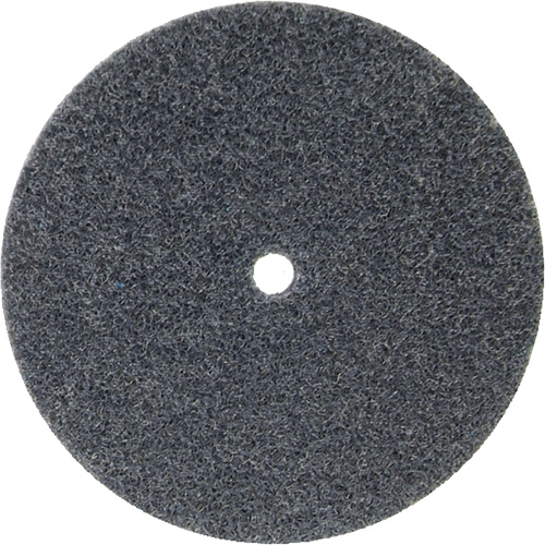 Disque unifi&eacute; non tiss&eacute; Bear-Tex, 3" x 1/4", Arbre de 1/4", Grain de Fin, Carbure de silicium Cintas