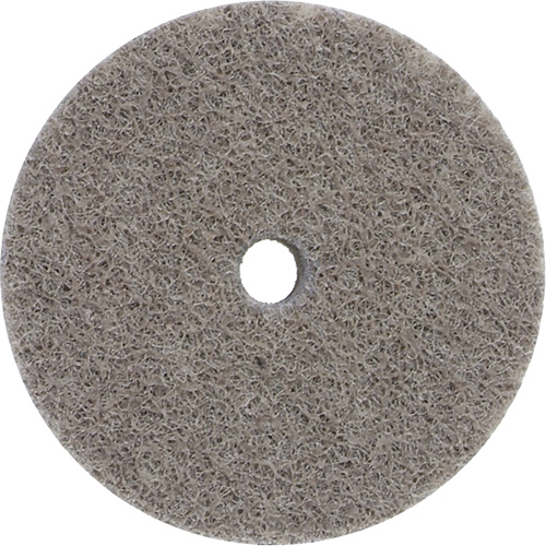 Disque unifi&eacute; non tiss&eacute; Bear-Tex, 3" x 1/4", Arbre de 3/8", Grain de Fin, Oxyde d'aluminium Cintas