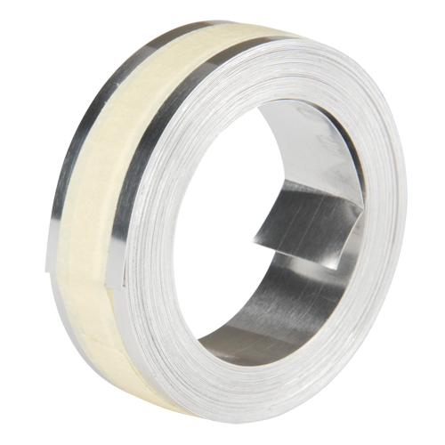 Embossing Aluminum Tape, 12.7 mm x 16', Aluminum Cintas