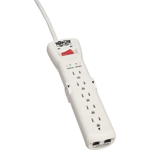 Protect-It Surge Suppressors, 7 Outlets, 2470 J, 1800 W, 7' Cord Cintas