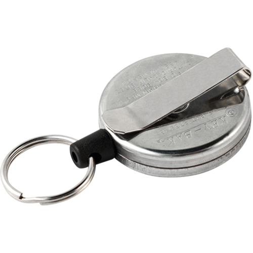 D&eacute;rouleurs autor&eacute;tractables originaux #485-HDK, Chrome, C&acirc;ble 48", Fixation Agrafe de ceinture Cintas