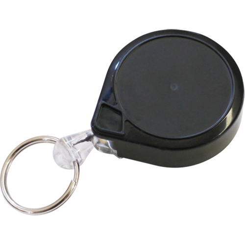Retractable Mini-Bak&reg; Key Rings, Plastic, 36" Cable, Belt Clip Attachment Cintas