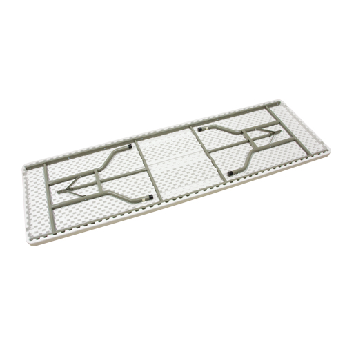 Table pliante, Rectangulaire, 96" l x 30" la, Poly&eacute;thyl&egrave;ne, Blanc Cintas