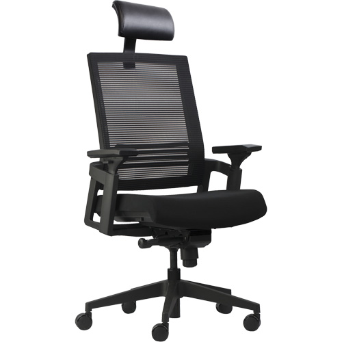Chaises de bureau A-37 Activ, Mailles, Noir, Capacit&eacute; 275 lb Cintas