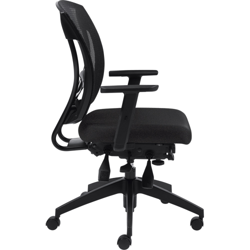Chaises &agrave; bras Multi-Tilter, Tissu, Charbon, Capacit&eacute; 300 lb Cintas