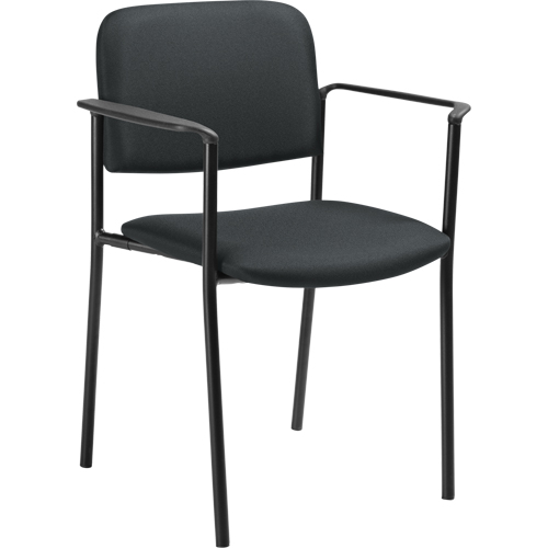 Chaises empilables, Tissu, Hauteur 32", Capacit&eacute; 300 lb, Charbon Cintas