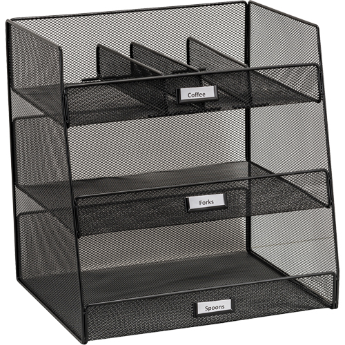 Onyx Break Room Supplies Organizer Cintas