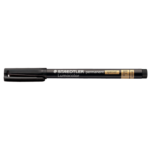 Lumocolor&reg; Permanent Marker, Black, Fine Tip Cintas