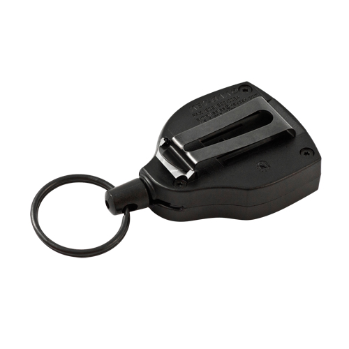 Porte-cl&eacute;s autor&eacute;tractable robuste Super48, Polycarbonate, C&acirc;ble 48", Fixation Agrafe de ceinture Cintas