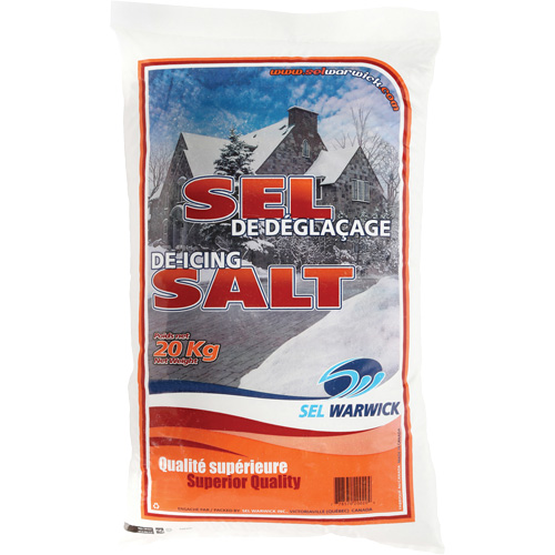 Sel fondant &agrave; glace, 44,1 lb (20 kg), Sac, -10°C (14°F) Cintas