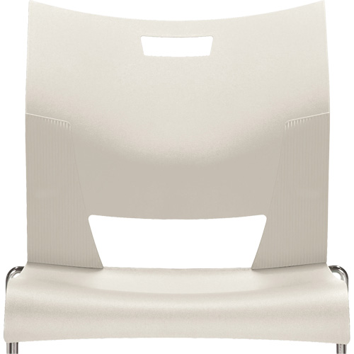 Duet Armless Training Chair, Plastic, 33-1/4" High, 350 lbs. Capacity, White Cintas