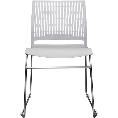 Chaises empilables s&eacute;rie Activ, Polypropyl&egrave;ne, Hauteur 32-3/8", Capacit&eacute; 275 lb, Gris Cintas