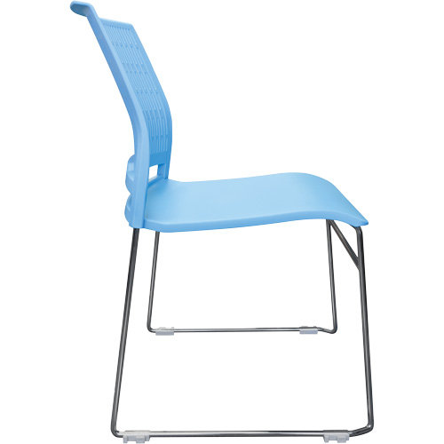 Activ Series Stacking Chairs, Polypropylene, 32-3/8" High, 275 lbs. Capacity, Blue Cintas