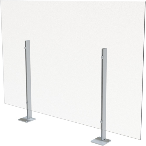 Surface Mount Sneeze Guard, 48" W x 36" H Cintas