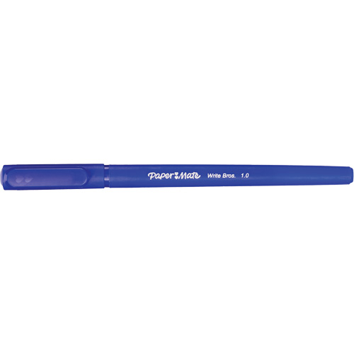 Stylo &agrave; bille Paper Mate Write Bros, Bleu, 1 mm Cintas