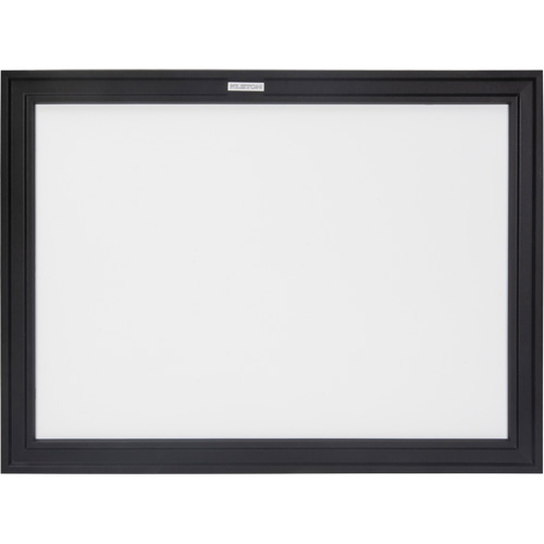 Tableau blanc &agrave; cadre MDF noir, Effacement &agrave; sec/Magn&eacute;tique, 24" la x 18" h Cintas
