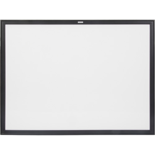 Tableau blanc &agrave; cadre MDF noir, Effacement &agrave; sec/Magn&eacute;tique, 48" la x 36" h Cintas
