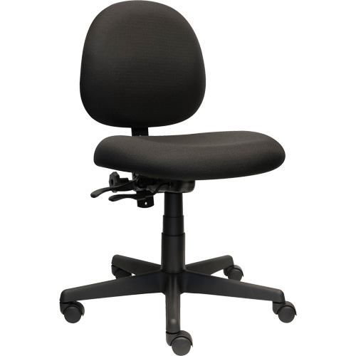 Aspen Low Back Posture Task Chair, Fabric, Black, 275 lbs. Capacity Cintas