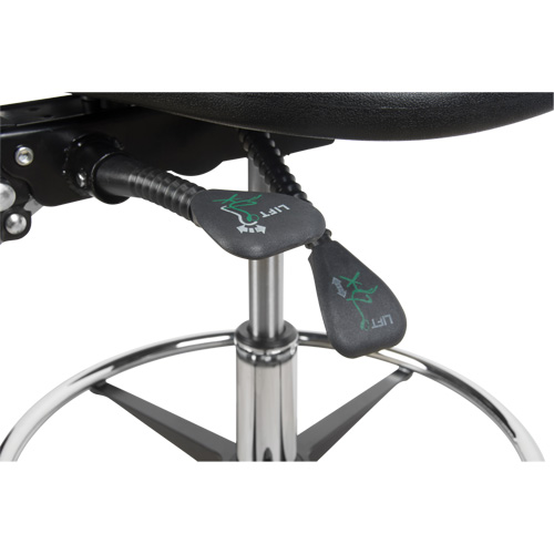 Tabouret robuste et ergonomique, Mobile, Ajustable Hauteur, Capacit&eacute; 250 lb Cintas