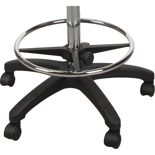 Tabouret robuste et ergonomique, Mobile, Ajustable Hauteur, Capacit&eacute; 250 lb Cintas