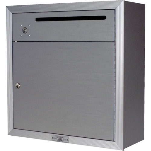 Boîte de collecte, Fixation En surface, 12-3/4" x 16-3/8", 2 portes, Aluminium Cintas